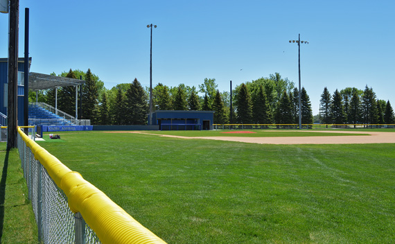 Kindred baseball field | Gast Construction